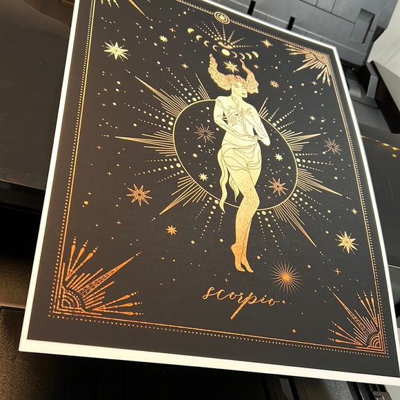 Scorpio Wall Art Celestial Zodiac Print Poster Unframed - Picture 8 of 15